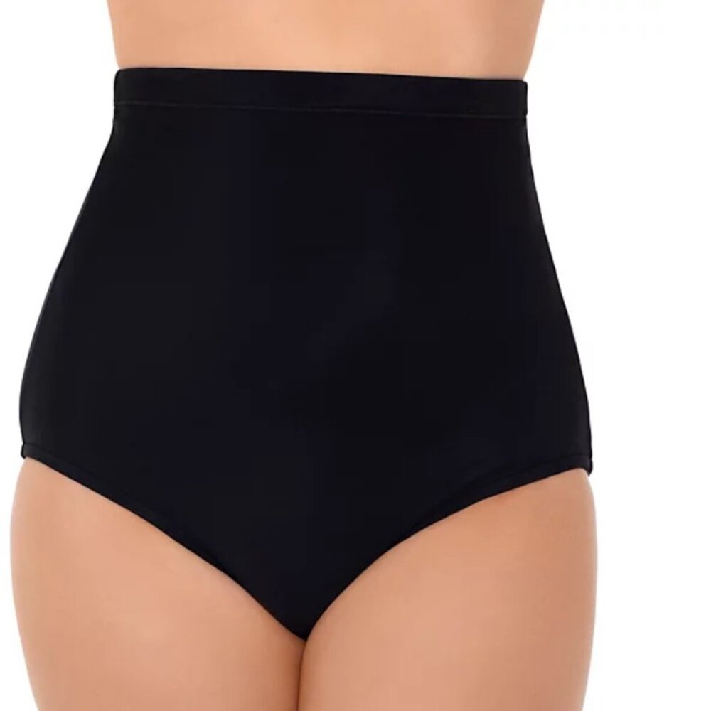 Swim Solutions Ultra High-Waist Swim Bottoms - Size: 10 - NWT